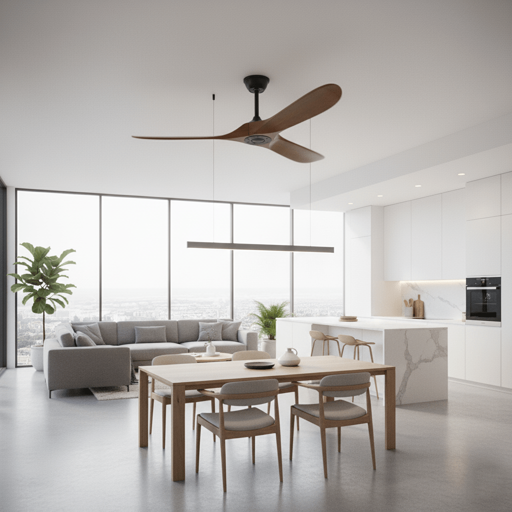 Aerodynamic Indoor Ceiling Fan