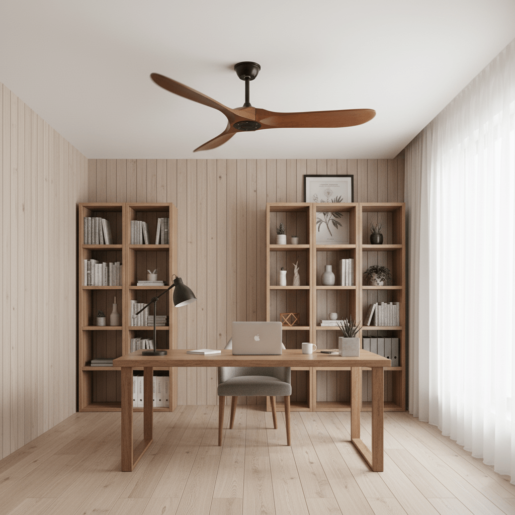 Aerodynamic Indoor Ceiling Fan