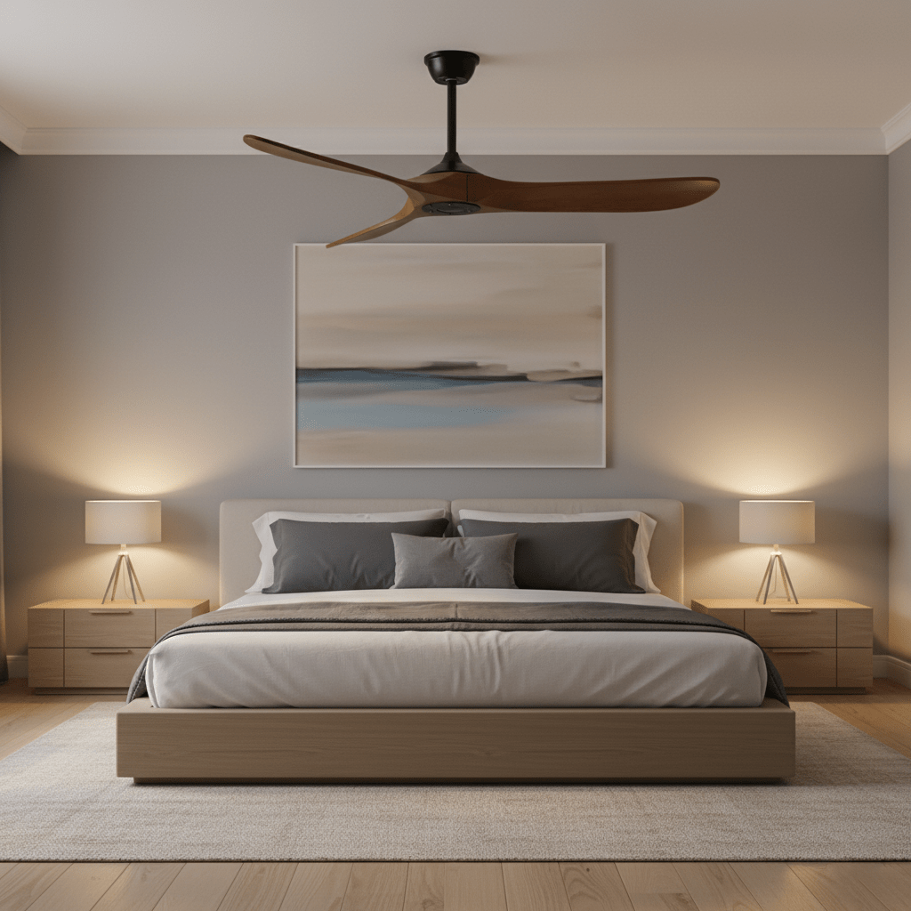 Aerodynamic Indoor Ceiling Fan