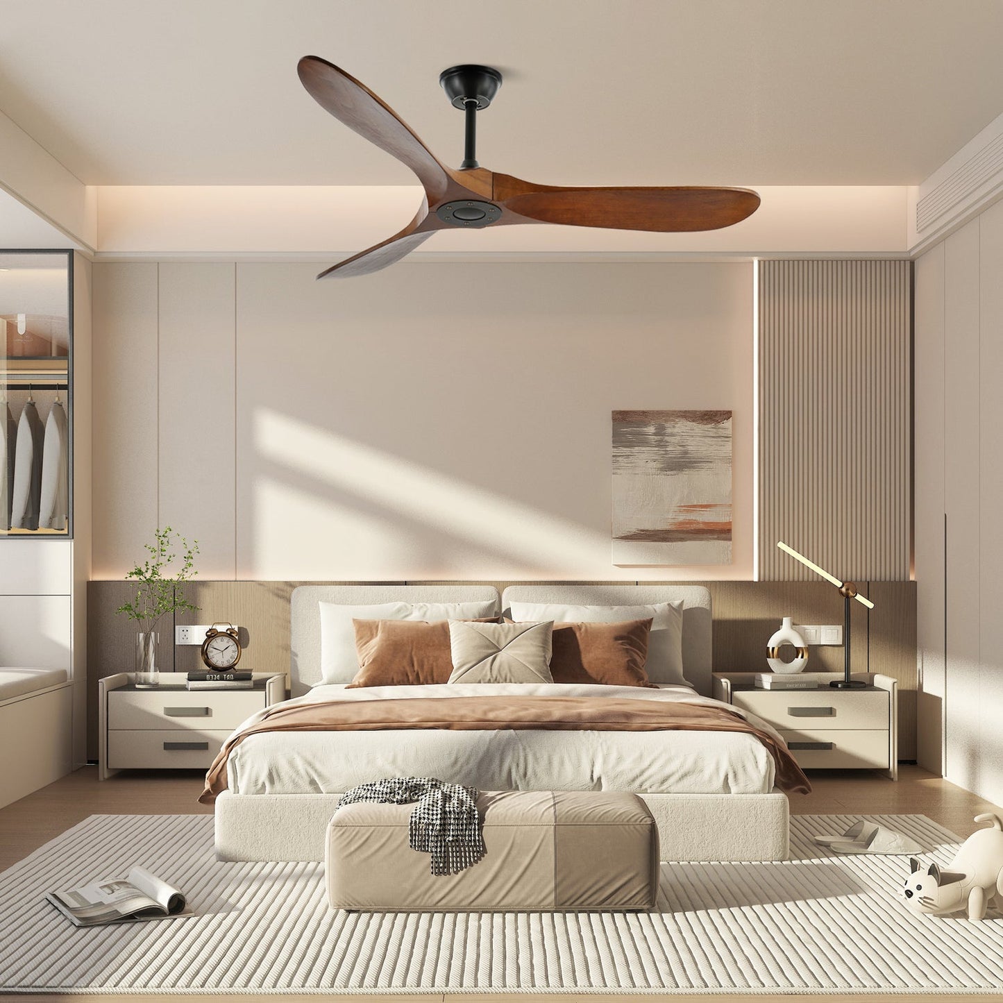 Aerodynamic Indoor Ceiling Fan
