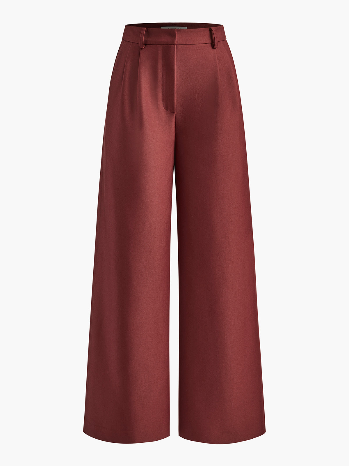 Straight Silhouette Darted Waist Full Length Trouser
