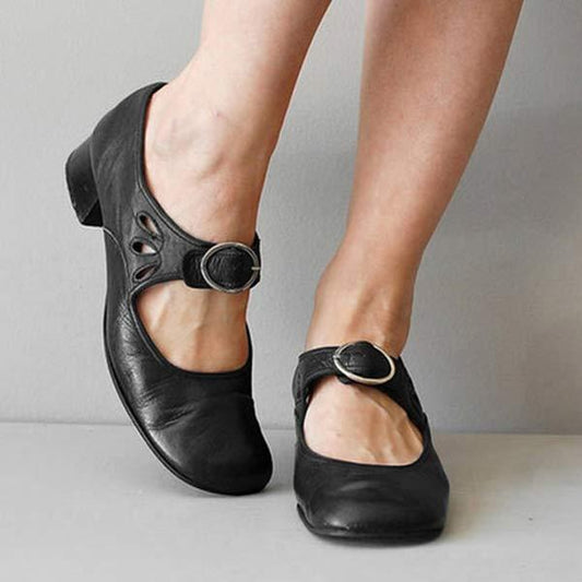 Buckle Strap Women's Shoes