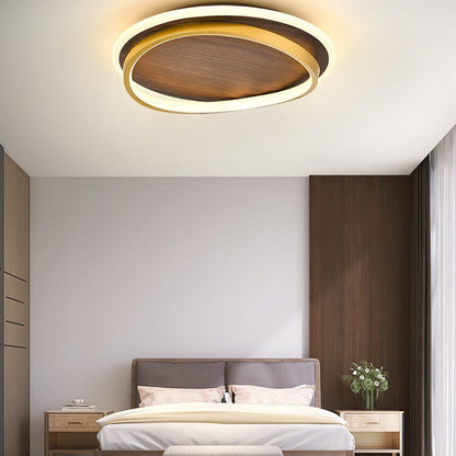 LED Geometric Ring Ceiling Light