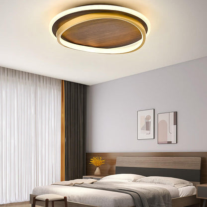 LED Geometric Ring Ceiling Light