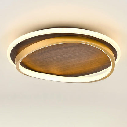 LED Geometric Ring Ceiling Light