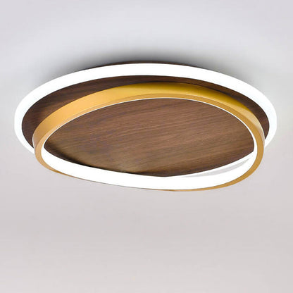 LED Geometric Ring Ceiling Light
