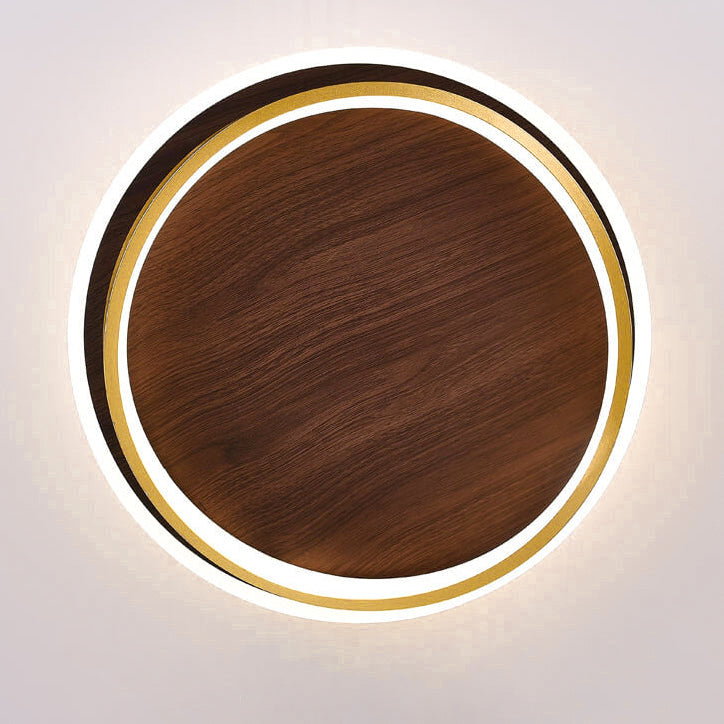 LED Geometric Ring Ceiling Light