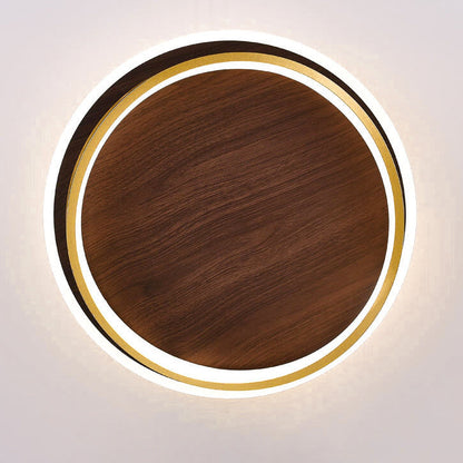 LED Geometric Ring Ceiling Light