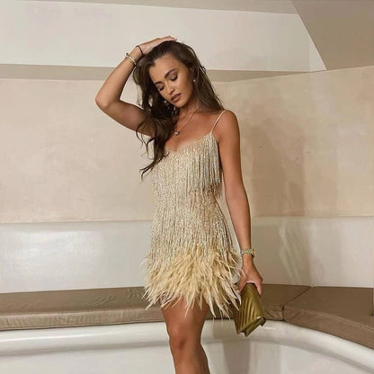 Spaghetti Strap Mini Dress