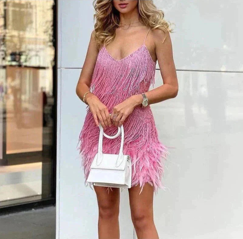 Spaghetti Strap Mini Dress