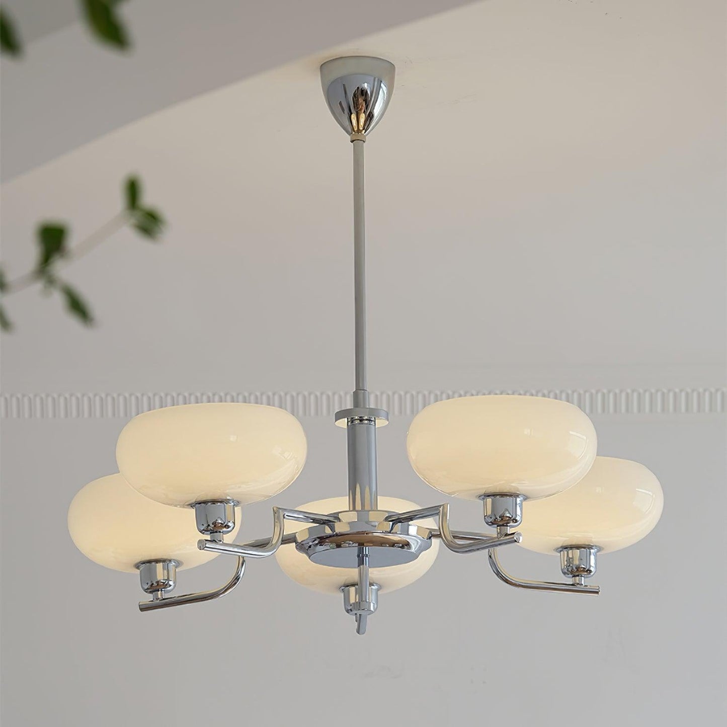 Frosted Glass Globes Chandelier