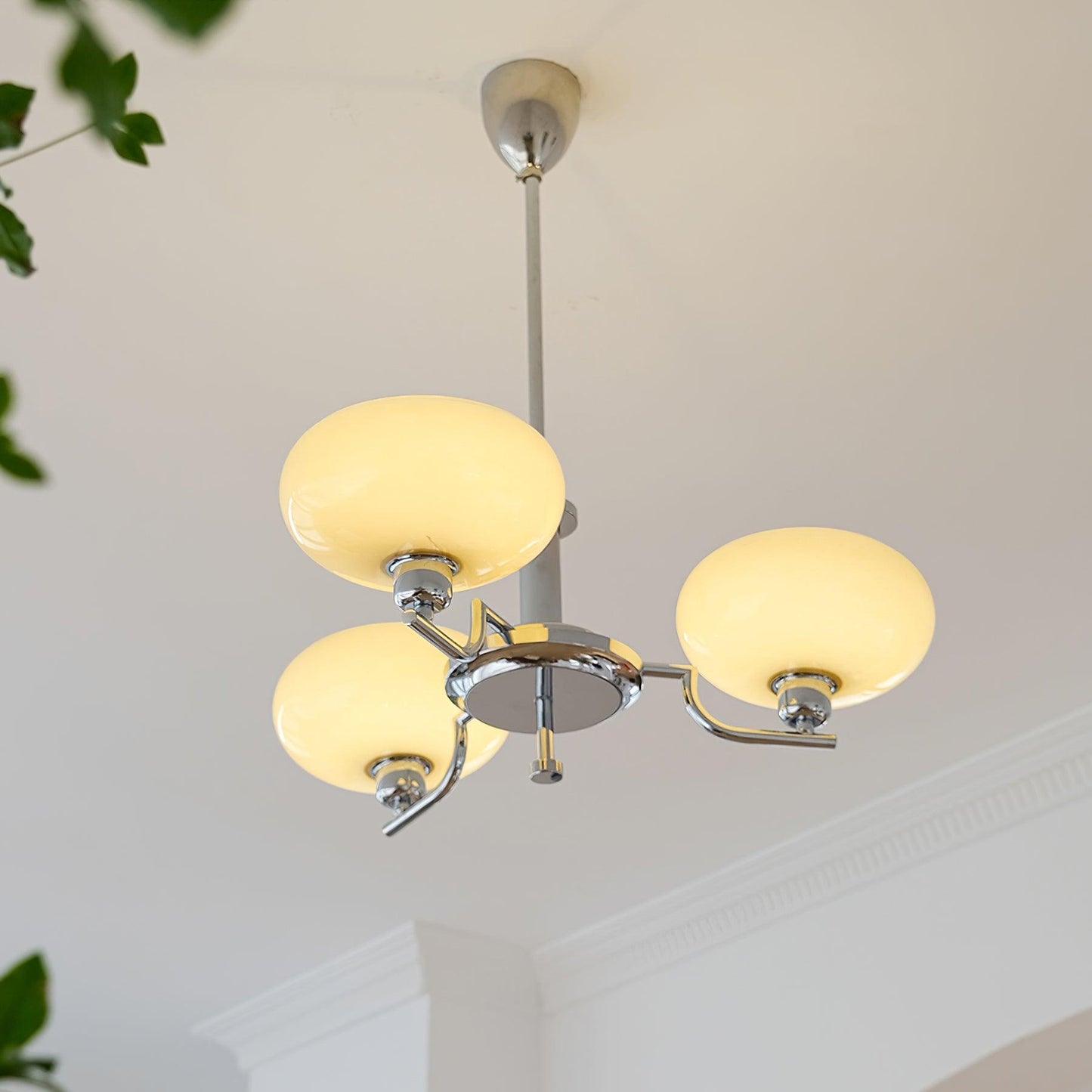 Frosted Glass Globes Chandelier