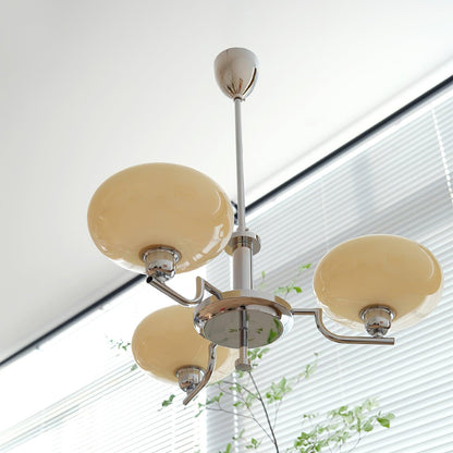 Frosted Glass Globes Chandelier