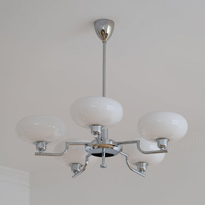 Frosted Glass Globes Chandelier