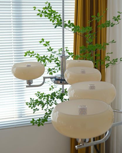 Frosted Glass Globes Chandelier