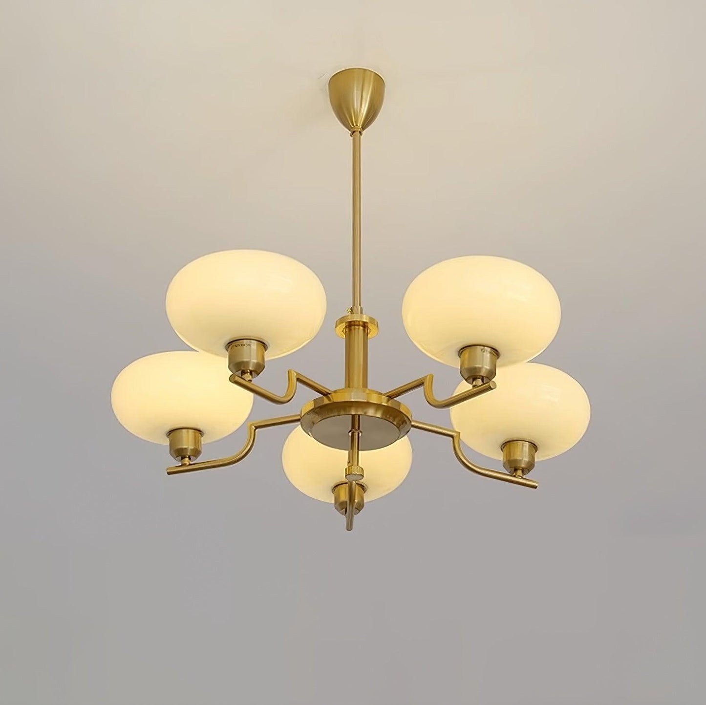 Frosted Glass Globes Chandelier