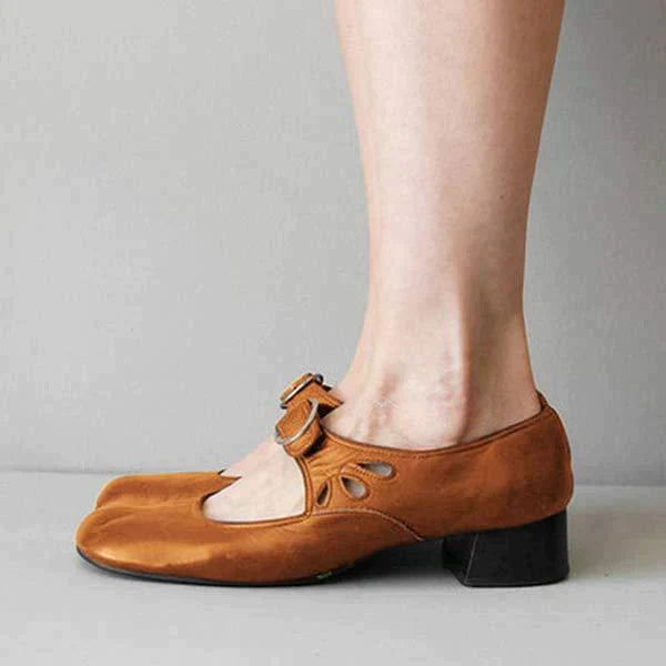 Buckle Strap Women's Shoes