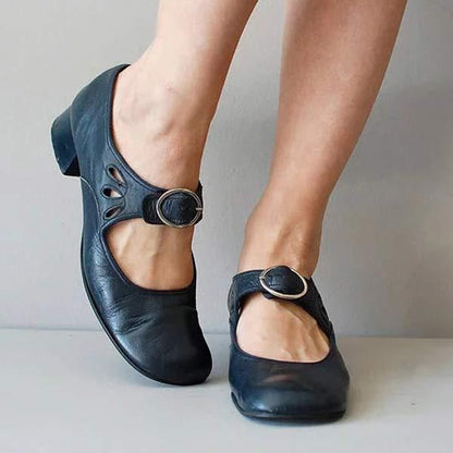 Buckle Strap Women's Shoes