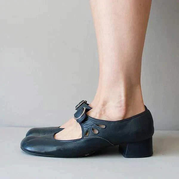 Buckle Strap Women's Shoes