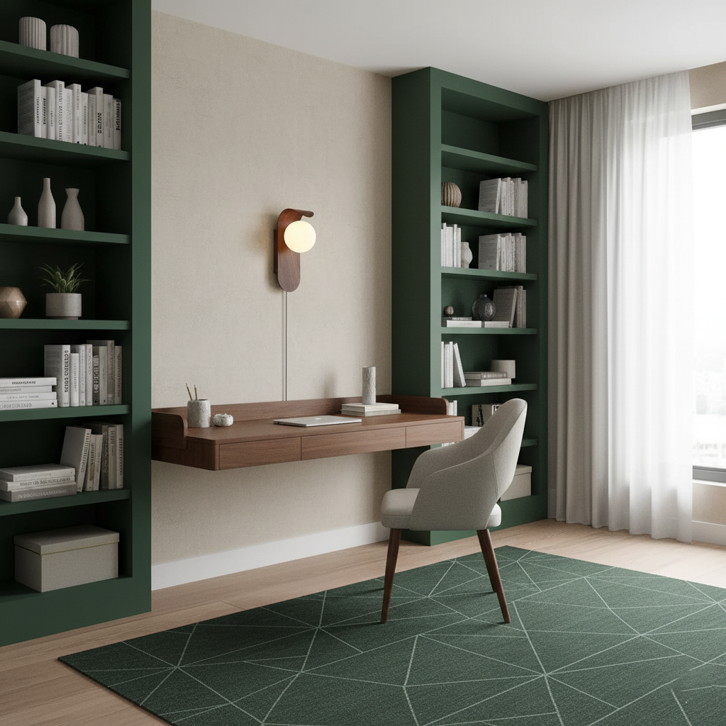 Floating Orb Arched Wall Lamp