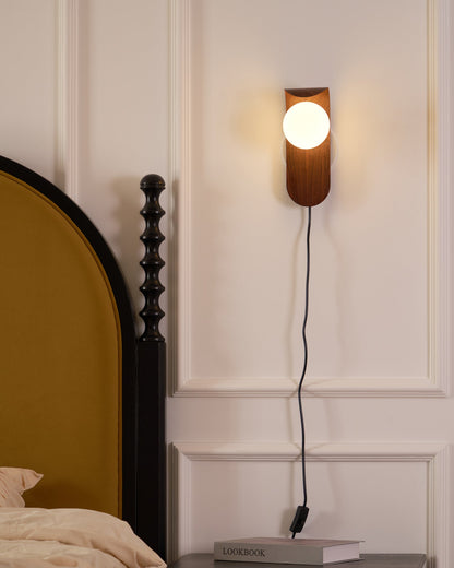 Floating Orb Arched Wall Lamp