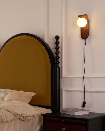 Floating Orb Arched Wall Lamp