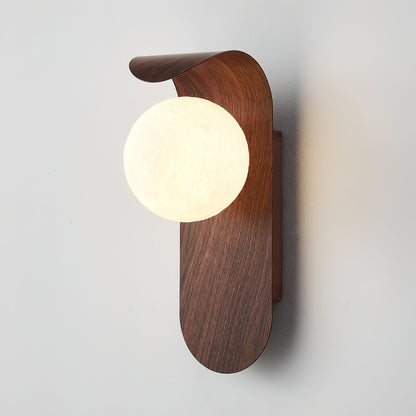 Floating Orb Arched Wall Lamp