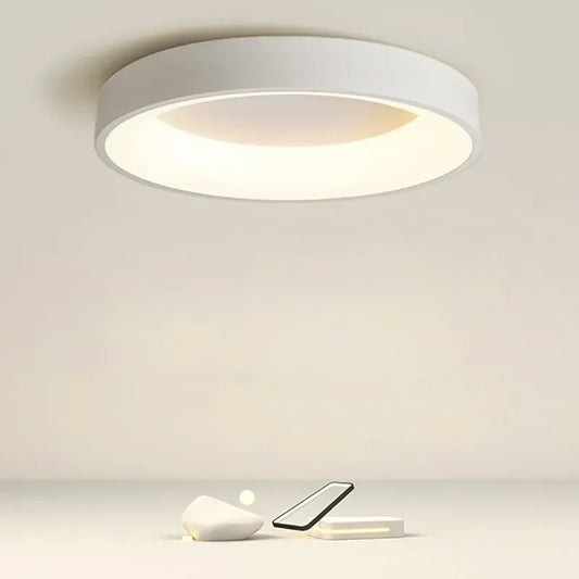 Ceiling Light with Round Metal and Acrylic Shade | LED