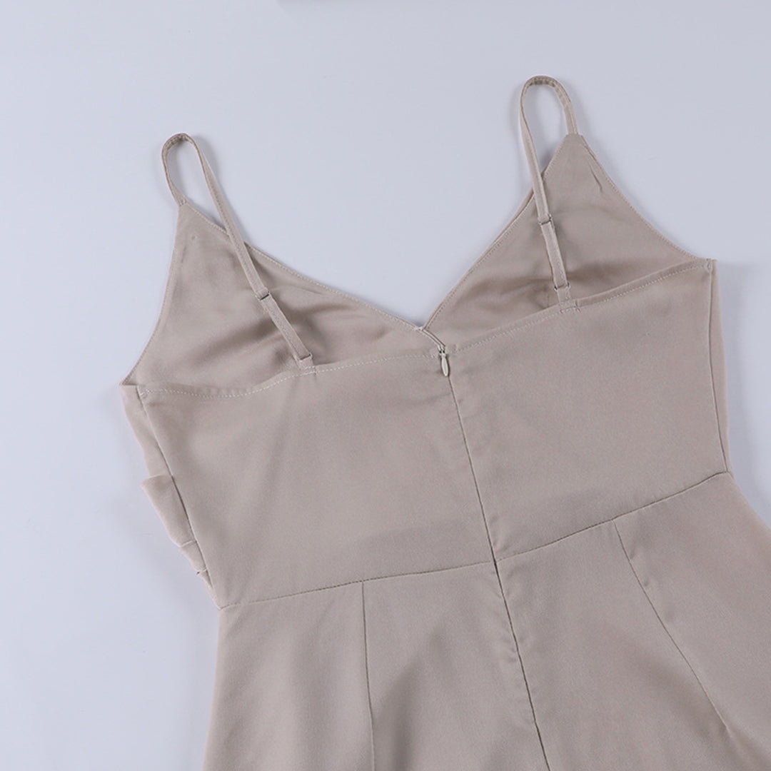 V-Neck Slit Maxi Dress
