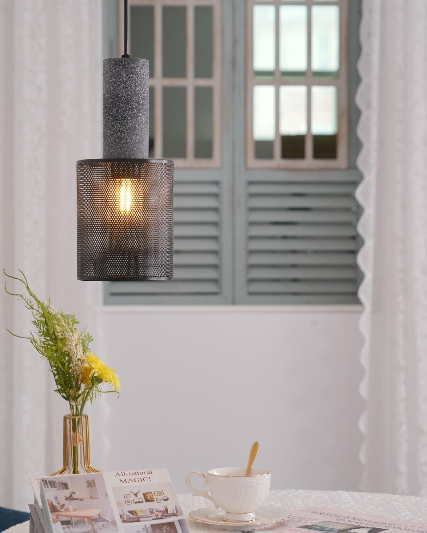 Mesh Cage Pendant Lamp