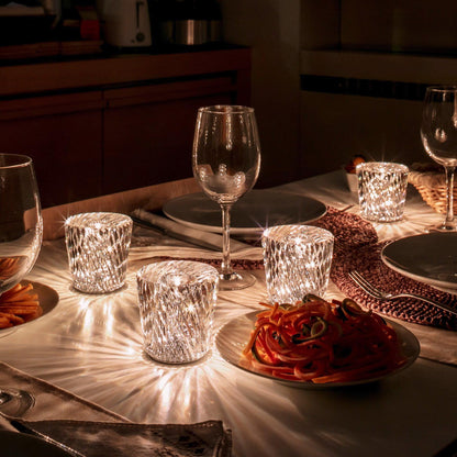 Crystal Diamond Table Lamp