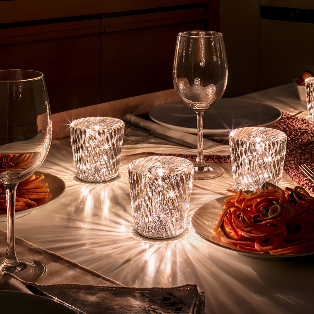 Crystal Diamond Table Lamp