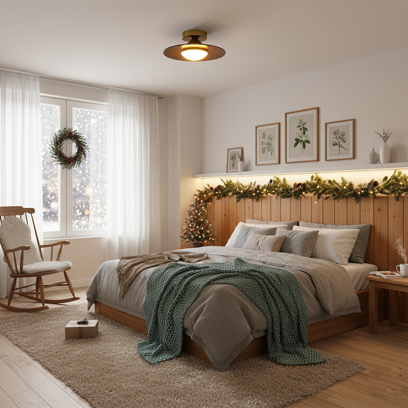 Halo Saucer Ceiling Light