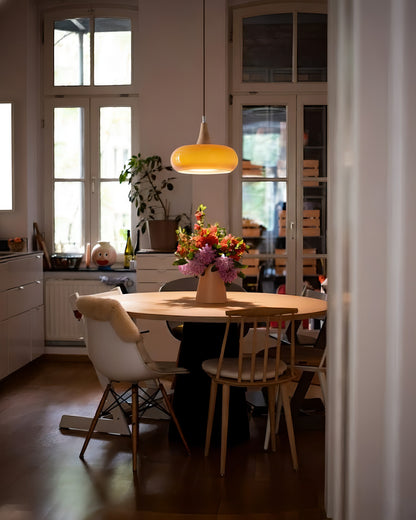 Oblate Spheroid Pendant Light