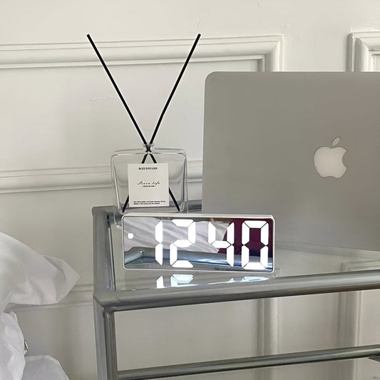 Tabletop Digital Clock with Large LED Display