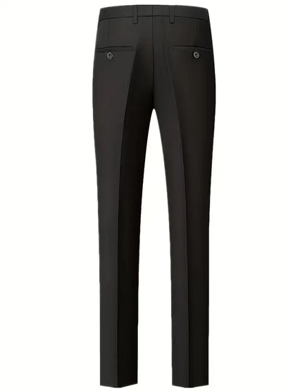 Slim Fit Notched Lapel Three Piece Suit Set