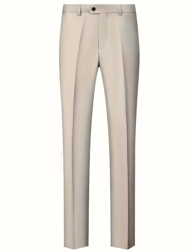 Slim Fit Notched Lapel Three Piece Suit Set