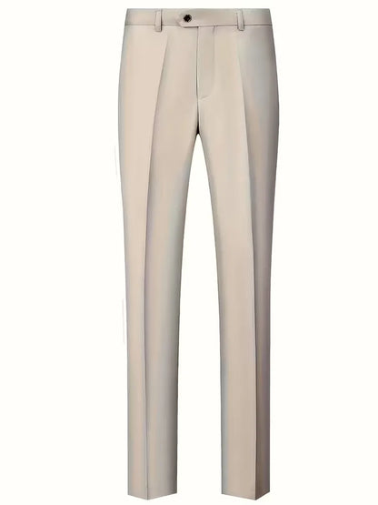 Slim Fit Notched Lapel Three Piece Suit Set
