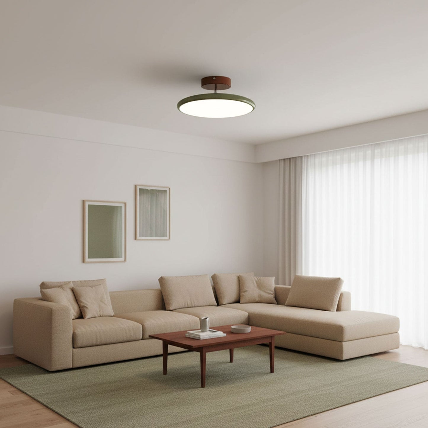 Ceiling Lamp with Adjustable Head