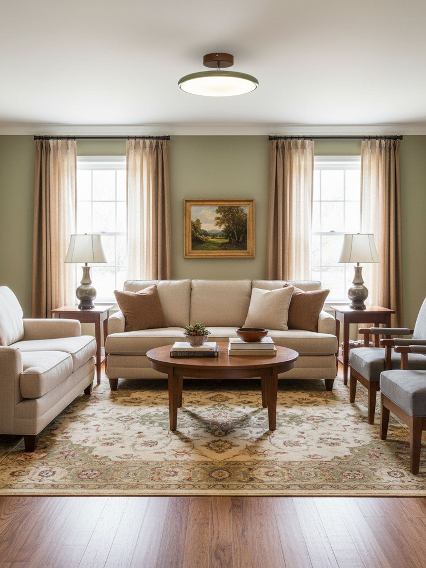 Ceiling Lamp with Adjustable Head