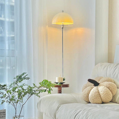 Double-Layer Dome Shade Floor Lamp