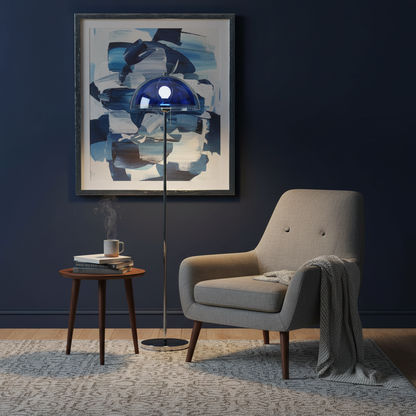 Double-Layer Dome Shade Floor Lamp