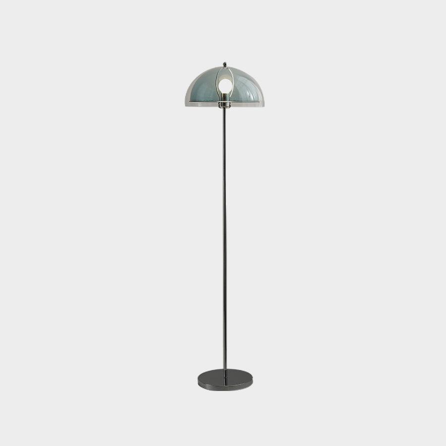 Double-Layer Dome Shade Floor Lamp
