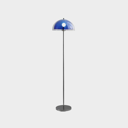 Double-Layer Dome Shade Floor Lamp