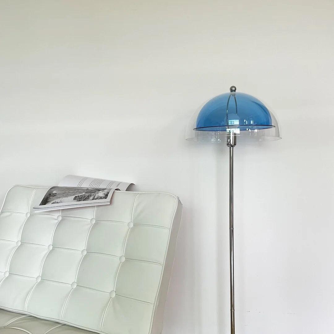 Double-Layer Dome Shade Floor Lamp