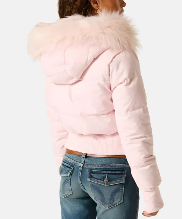 Hooded Quilted Puffer Jacket For Women
