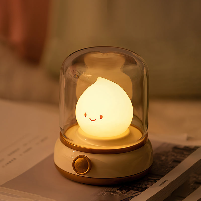 LED Flame Figure Table Lamp