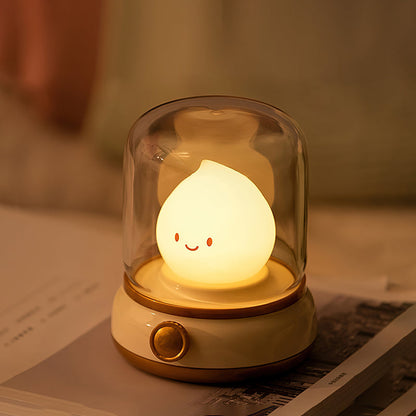 LED Flame Figure Table Lamp