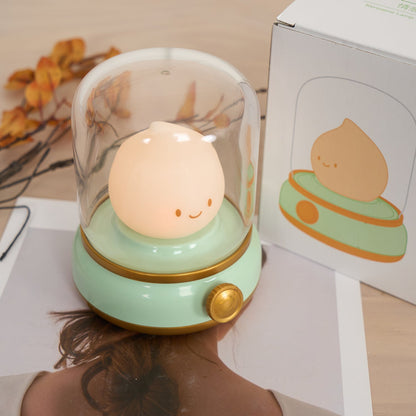 LED Flame Figure Table Lamp