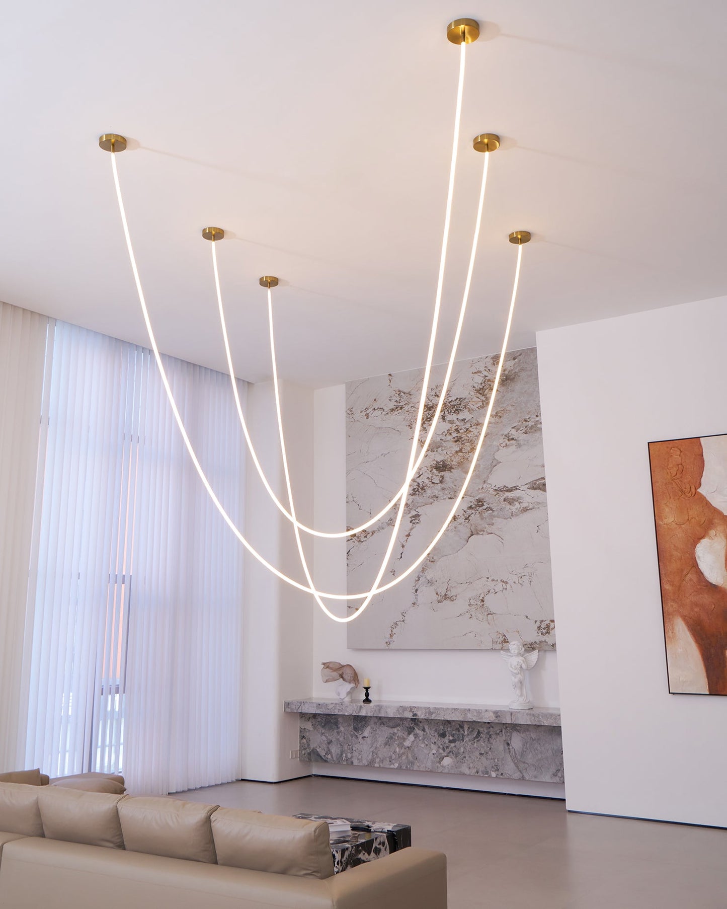Flexible Linear Tube Pendant Light